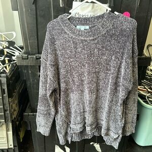 Plushy chenille sweater